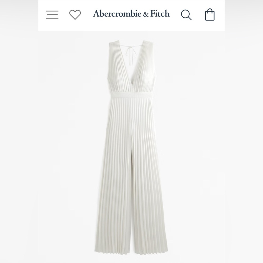 A&F Giselle Pleated Jumpsuit! NWT - never worn